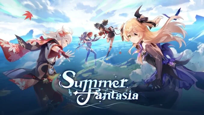 Genshin Impact 2.8 Leaks : Summer Fantasia Official Art Leaked