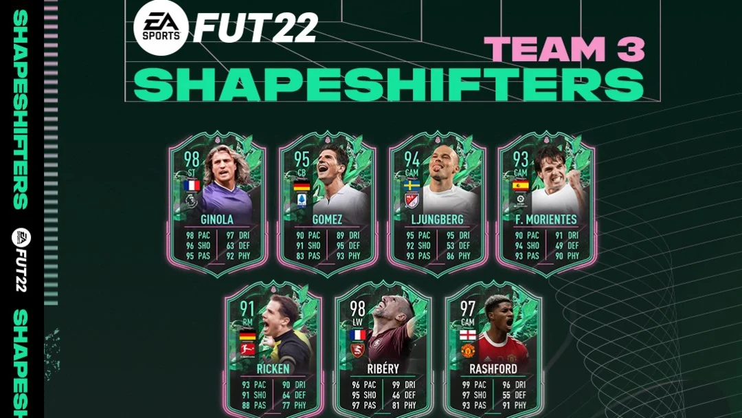 FIFA 22 Shapeshifters : Team 3 leaving packs Release Date ?