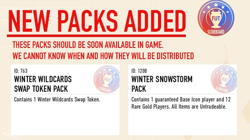 FIFA 23 Winter Snowstorm Pack: End date & Detailed
