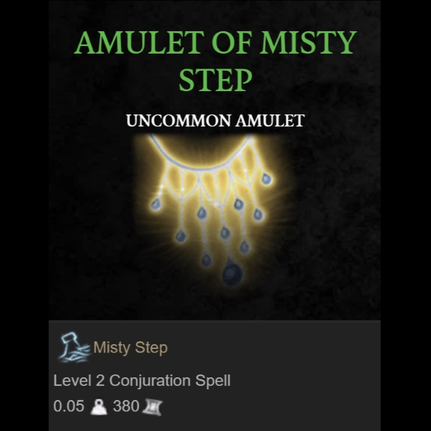 bg3 act 2 magic items list
