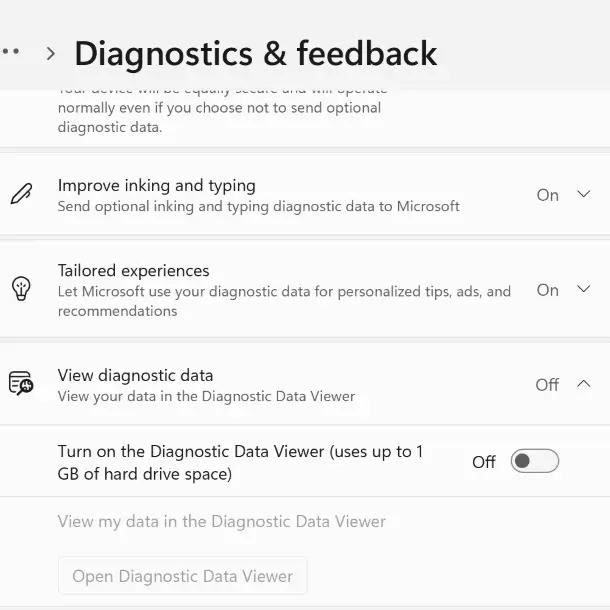 Windows Diagnostic Data Viewer