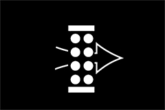 Kenworth air filter restriction indicator or gauge
