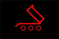 Kenworth dump truck trailer body up