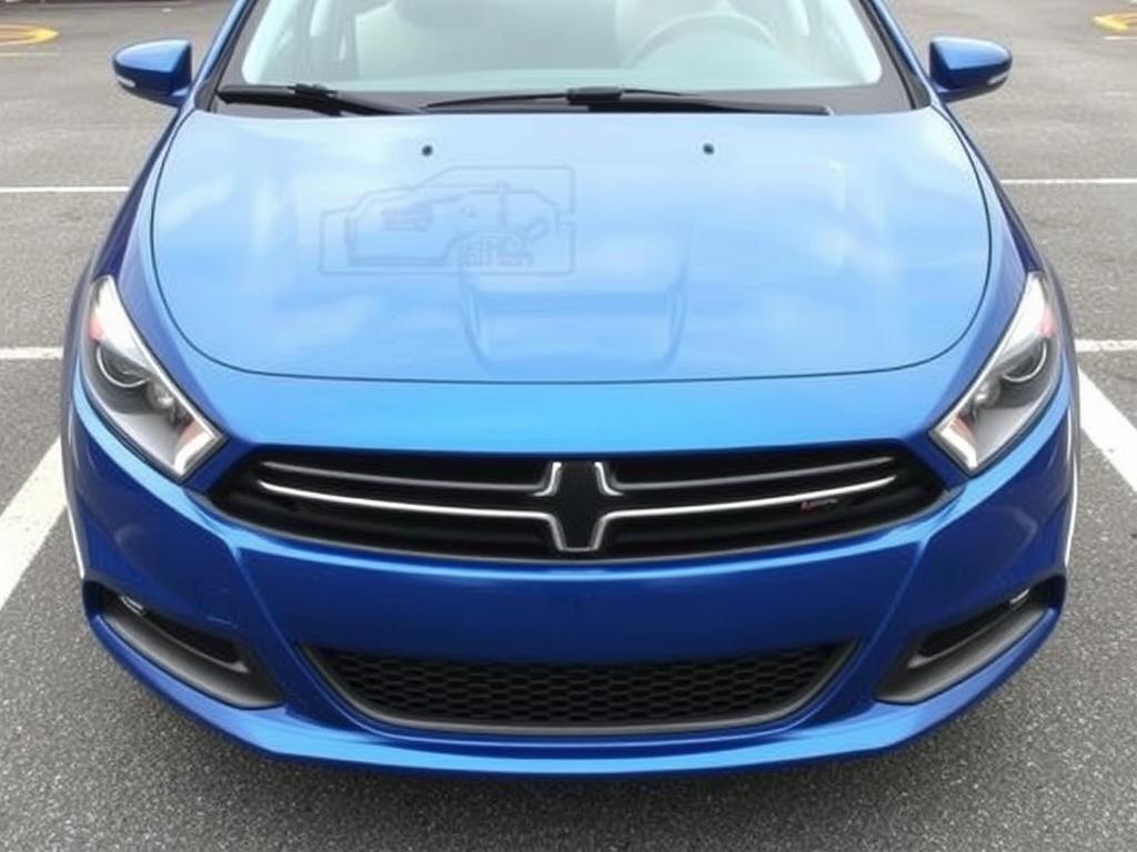 2014 Dodge Dart with engine problems highlighted 2014 Dodge Dart with engine problems highlighted