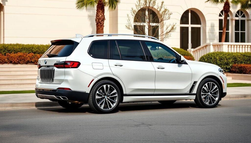 BMW X7 exterior showing the largest BMW SUV with three rows BMW X7 exterior showing the largest BMW SUV with three rows