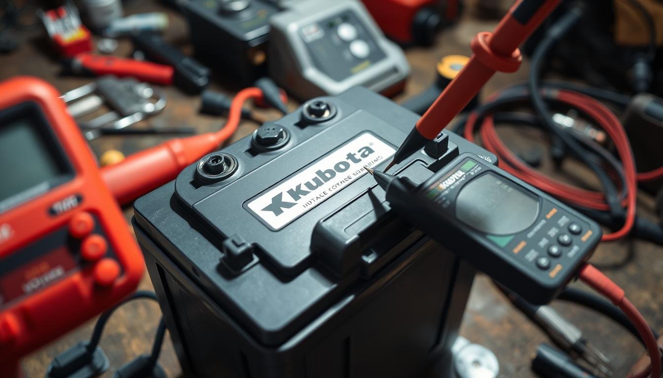 Kubota tractor battery testing