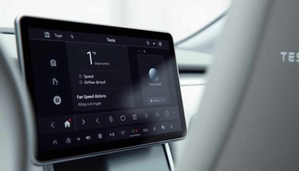 Tesla Climate Control Menu Tesla Climate Control Menu