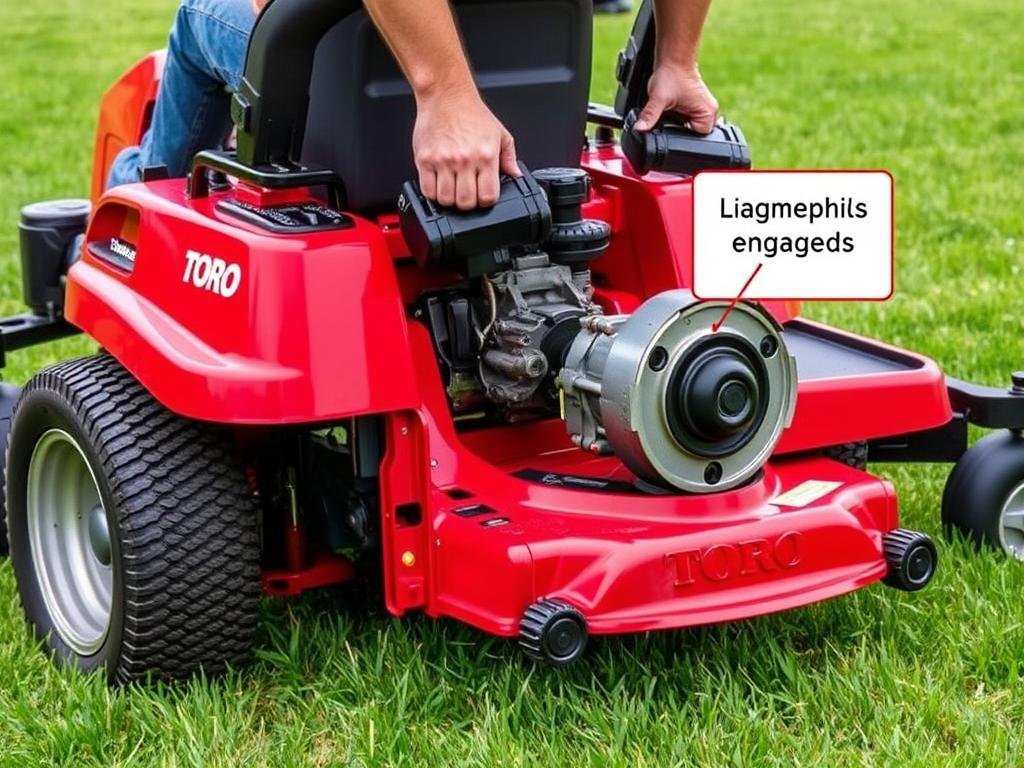 Testing Toro transmission by pulling backward with drive engaged Testing Toro transmission by pulling backward with drive engaged