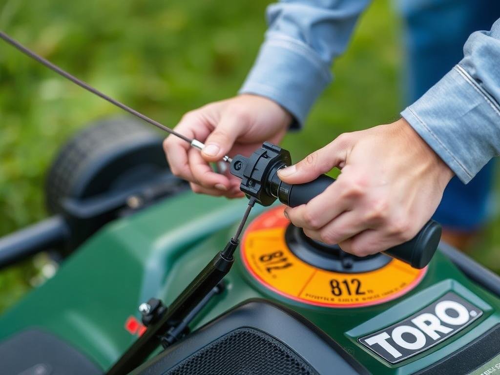 Toro self-propel control cable adjustment process Toro self-propel control cable adjustment process