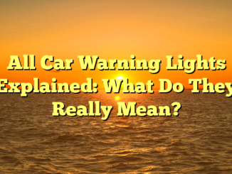 All Car Warning Lights Explained: What Do They Really Mean?