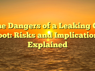 The Dangers of a Leaking CV Boot: Risks and Implications Explained
