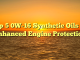Top 5 0W-16 Synthetic Oils for Enhanced Engine Protection